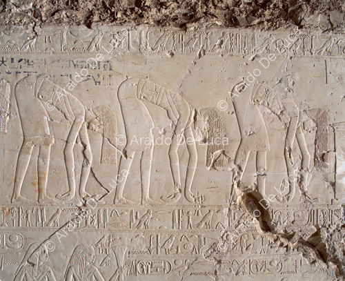 Danseurs lors de la cérémonie du premier festival Sed d'Amenhotep III.