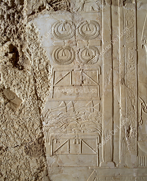Détails des offrandes pour la fête Sed d'Amenhotep III
