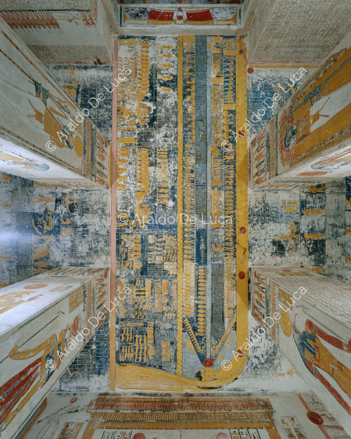 Ceiling with scenes from the Book of Day and Night