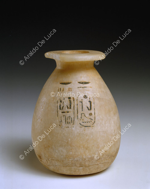Alabaster vase of Ramesses II