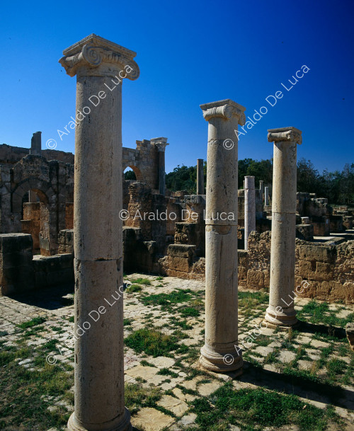 Columnas de estilo jónico