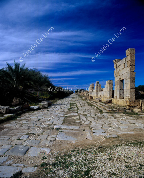 Leptis Magna, Calle