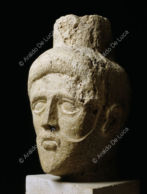 Stone portrait of Baal Hammon