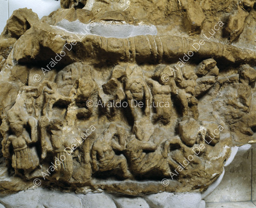 Moulage des reliefs du temple de Slonta