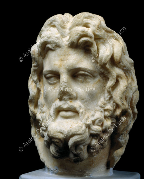 Portrait en marbre de Jupiter