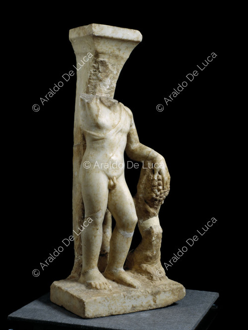 Marble statuette of Aesculapius
