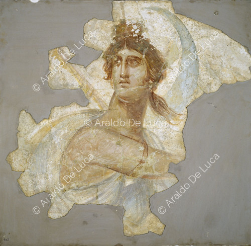 Fragmento de fresco con Artemisa