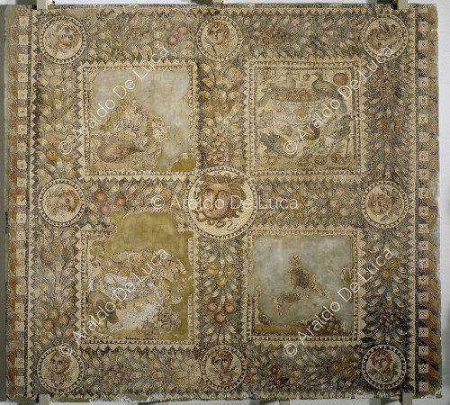 Panel mosaico con Medusa