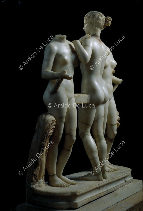 Marble group of the Three Graces