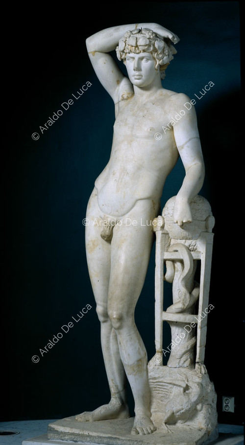 Statua  di Apollo con il volto di Antinoo