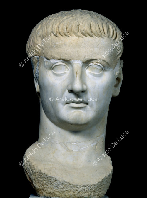Busto ritratto in marmo di Druso