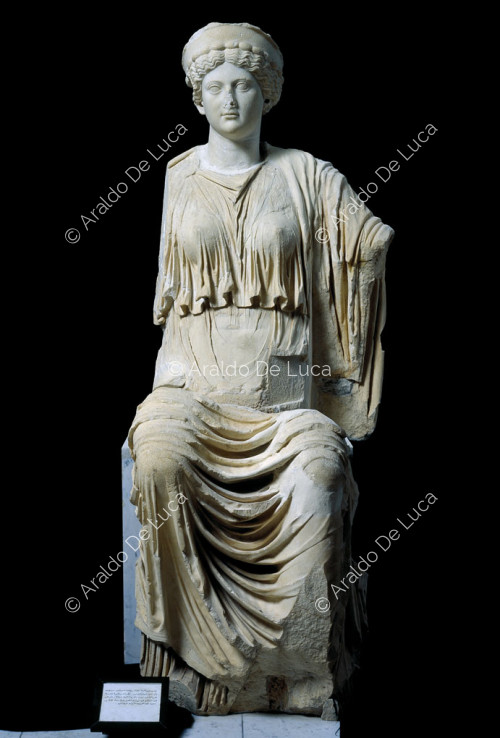 Statue en marbre de l'impératrice Livia Drusilla