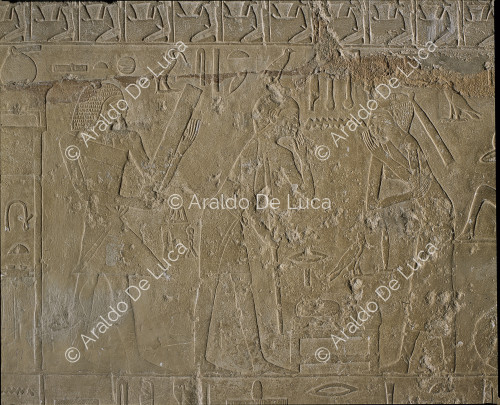 Scena dalla processione funebre della mastaba di Qar