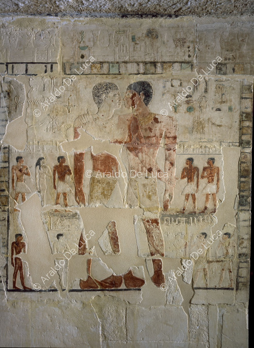 Mastaba de Niankhkhnum et Khnumhotep. Décoration murale