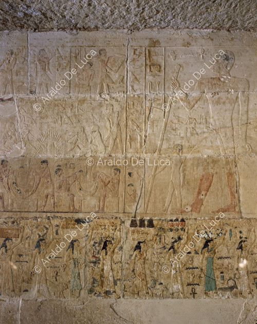 Mastaba de Niankhkhnum y Khnumhotep. Decoración mural