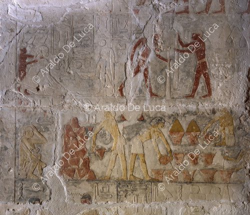 Mastaba di Niankhkhnum e Khnumhotep. Decorazione parietale