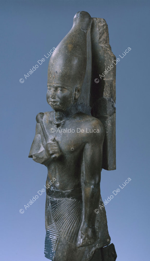 Neferefra statue  with Upper Egypt crown