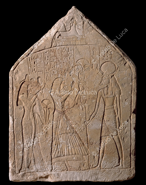 Egyptian limestone stele
