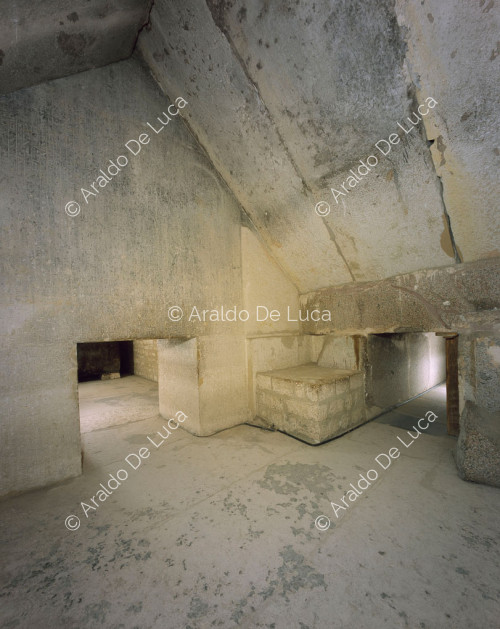 Pyramide de Thétis. Chambre funéraire