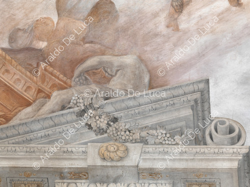 Autumn allegory - The Apotheosis of Romulus, detail