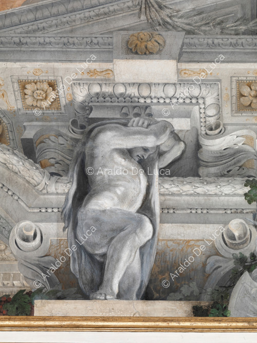 Atlas - The Apotheosis of Romulus, detail