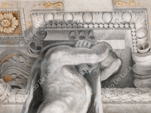 Atlas - La Apoteosis de Romulus, particular