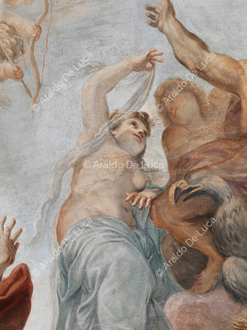 Venus y Psique - La Apoteosis de Romulus, particular