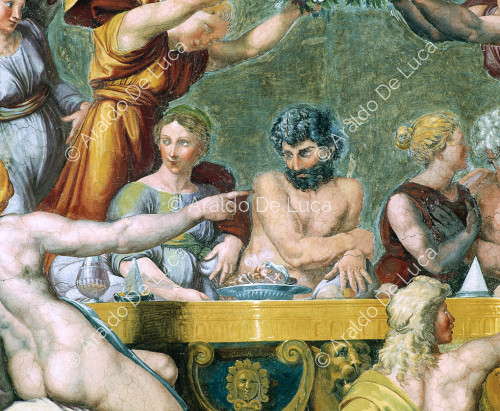 Pluton, Proserpine et les Heures, détail de 'The Wedding Feast'.