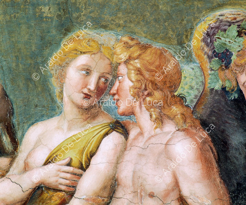 Eros and Psyche detail from 'The Wedding Feast