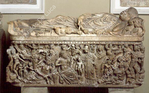 Sarkophag mit Episoden aus dem Prometheus-Mythos