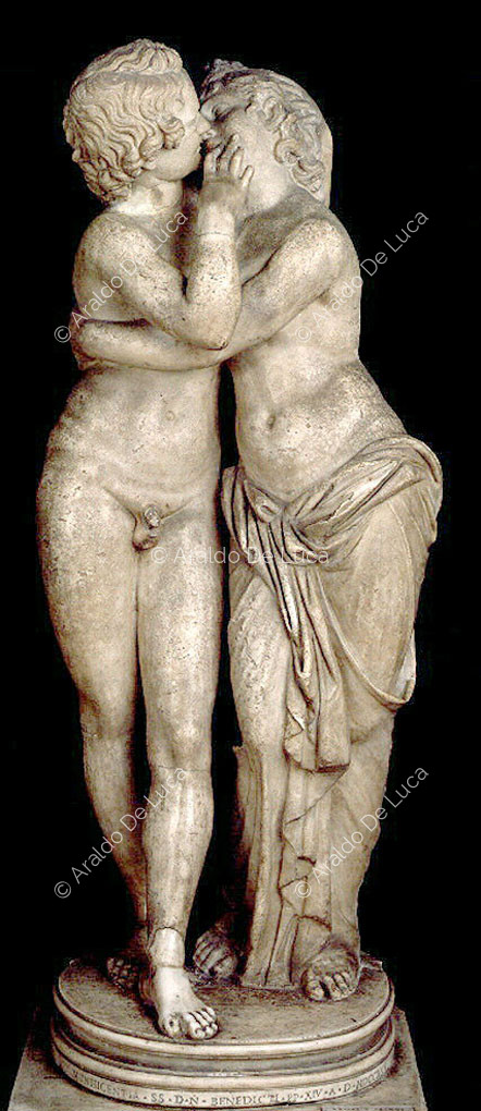 Statue de Cupidon et Psyché
