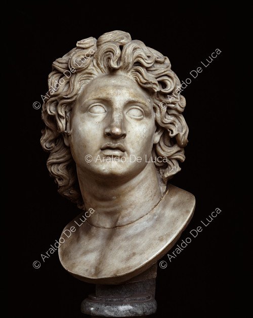 Busto retrato de Alejandro Magno