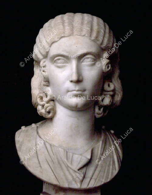 Bust portrait of a woman from the Severan period