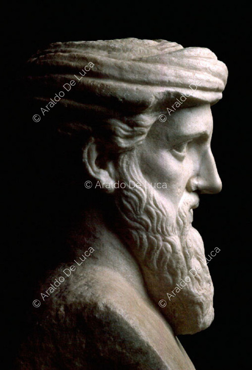 Portrait en buste de Pythagore