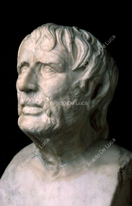 Brustbild des Dichters Pseudo-Seneca