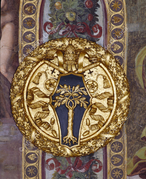 Loggia der Psyche. Farnese Wappen