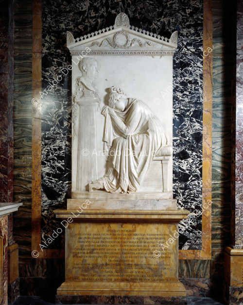 Funeral monument of Count Alessandro De Souza Holstein