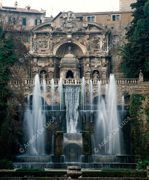 Fontaine d'orgue et cascade