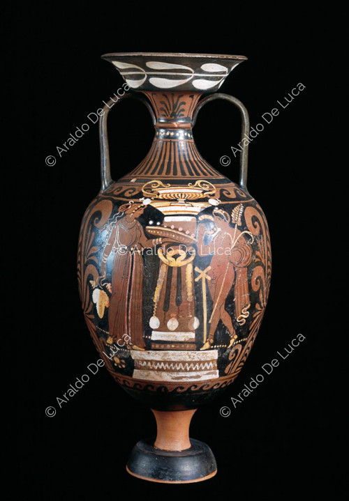 Vase with red figures