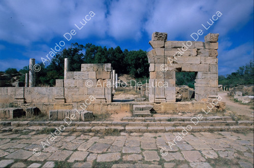 Leptis Magna, strada