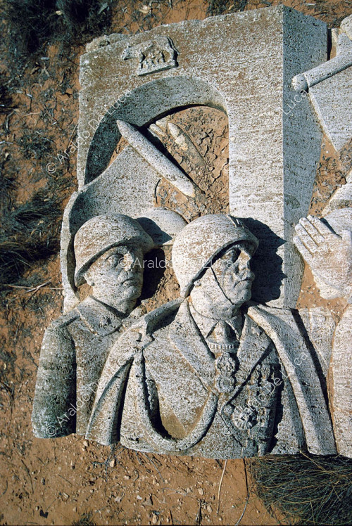 Frammento di rilievo dall,arco dei Fileni
