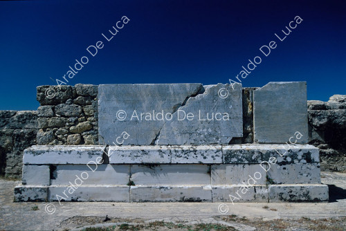Basement of the Temple of Zeus