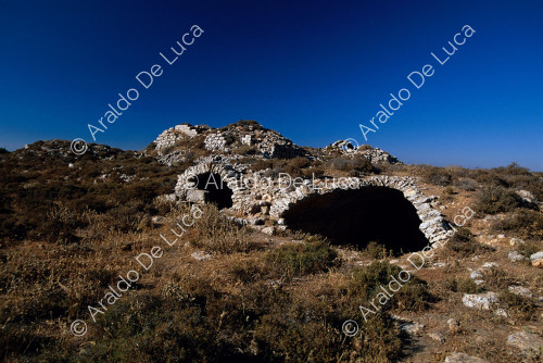 Ruinas de un edificio bizantino en los alrededores de Omar El Muktar