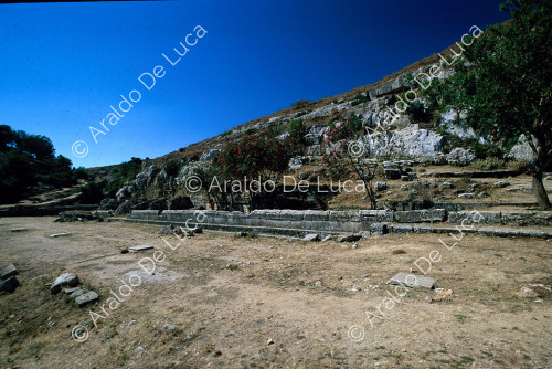Terrasse supérieure du sanctuaire d'Apollon