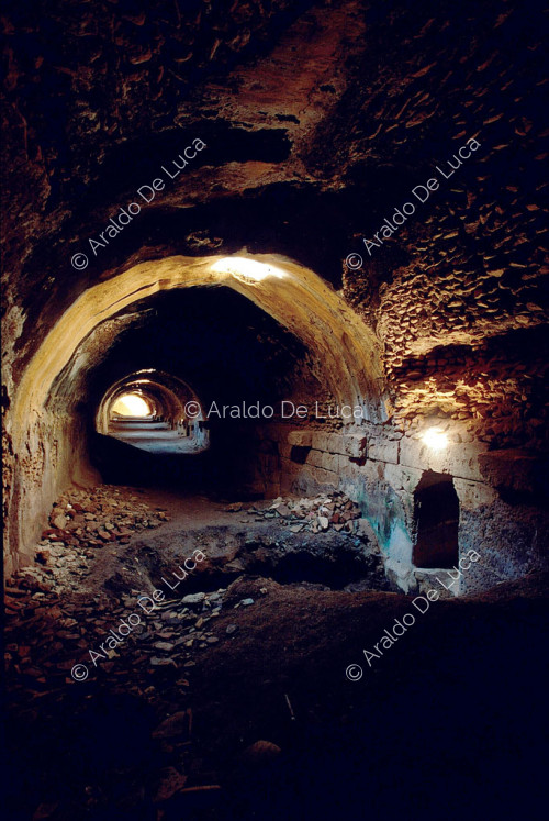 Interior de la cisterna