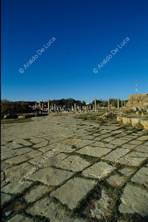 Leptis Magna, calle