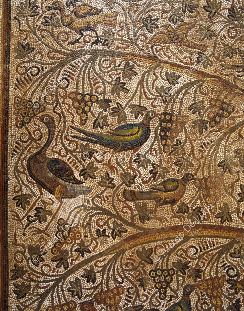 Basilica de Justiniano, detalle del mosaico