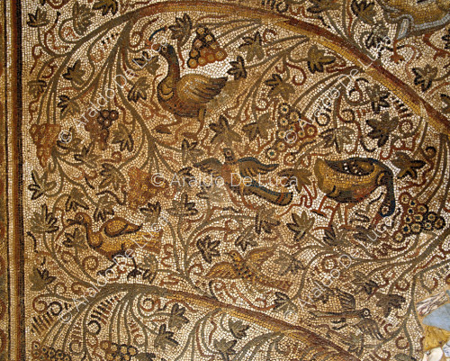 Basilica di Giustiniano, particolare del mosaico
