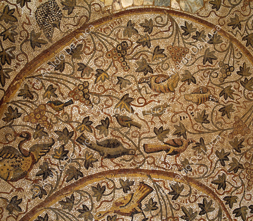 Basilica de Justiniano, detalle de mosaico