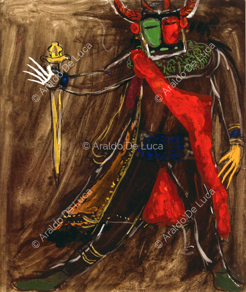 Costume de l'oiseau de feu : le sorcier Katchai